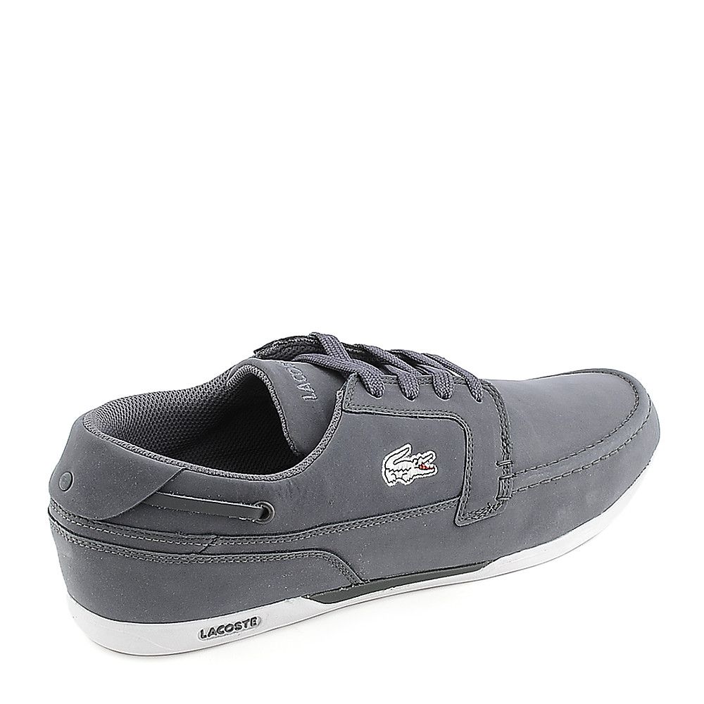 Lacoste Men\'s Dreyfus Boat Shoes Mens 10.5 Suede Gray Lace Up LACOSTE Mens Dreyfus OD SPM LTH 99265 - Shiekh main image 4