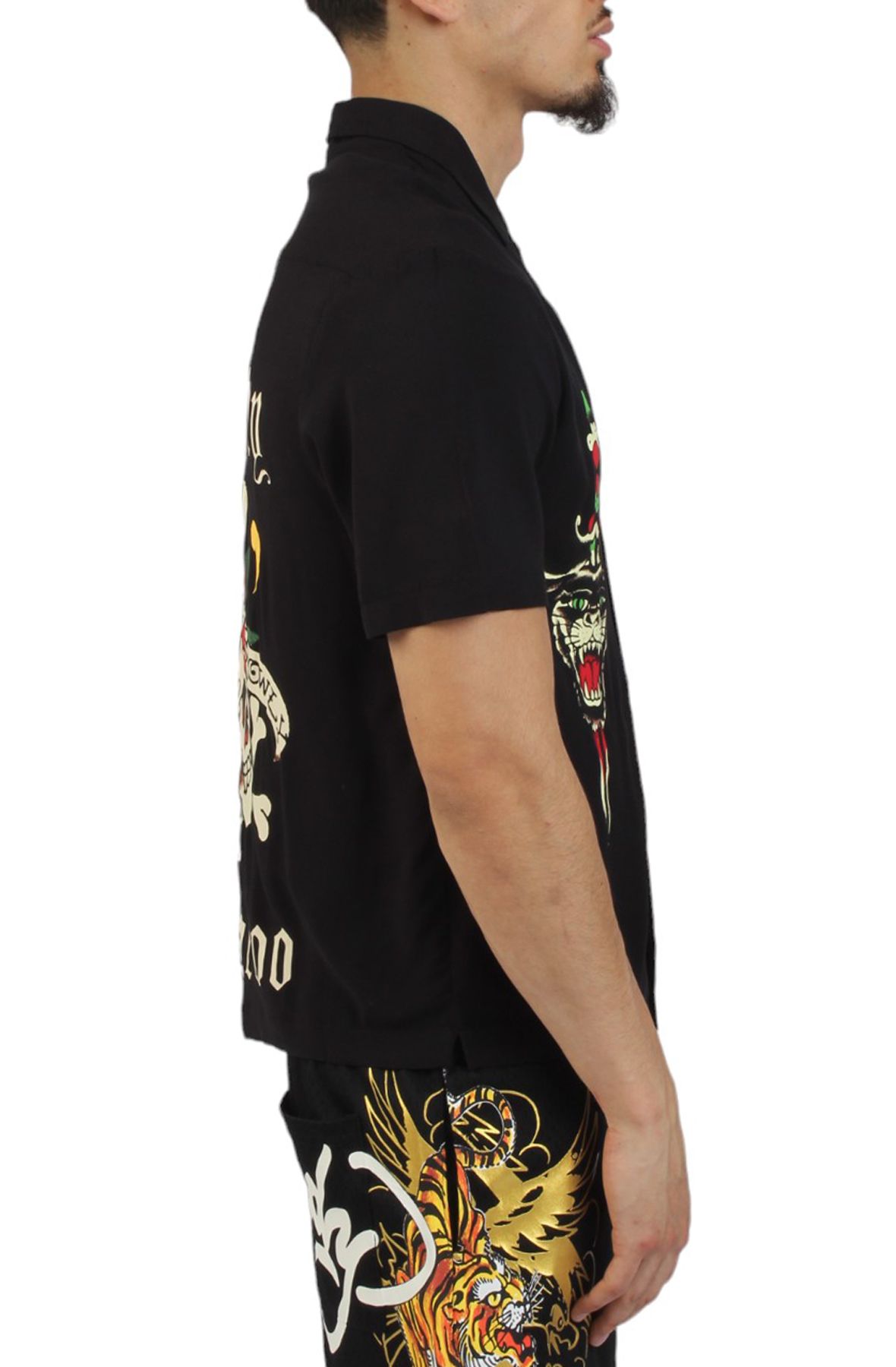 （希少）Ed Hardy BEYOND SKIN Ed Hardy NYC Skull Olive Bomber Jacket | Zumiez