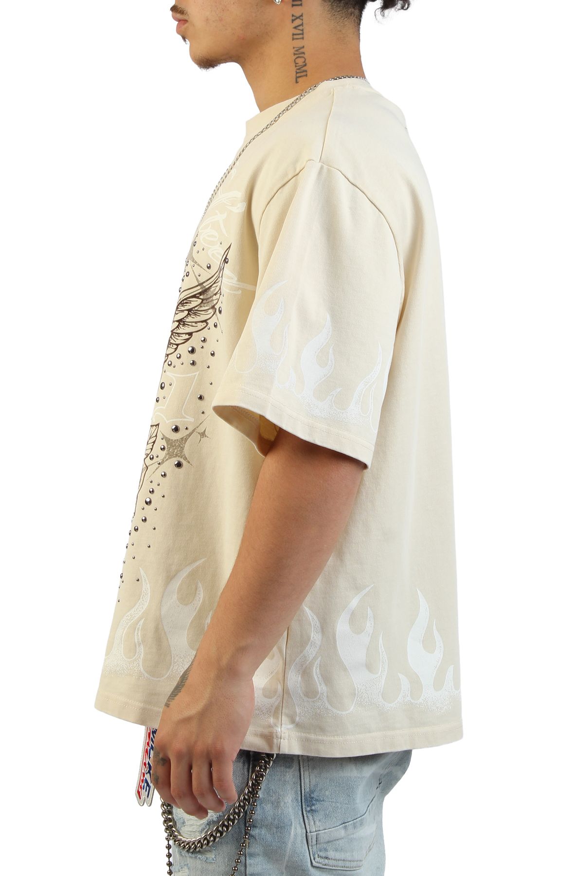 SMOKE RISE Noble Steed T-Shirt KT26S488SK-CRU - Shiekh