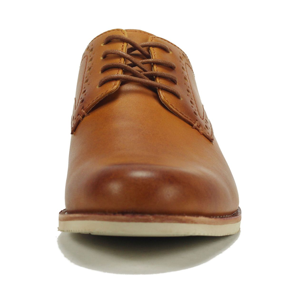 JD FISK JD Fisk for Men: Sid Plain Toe Oxford Oxford SID TAN 