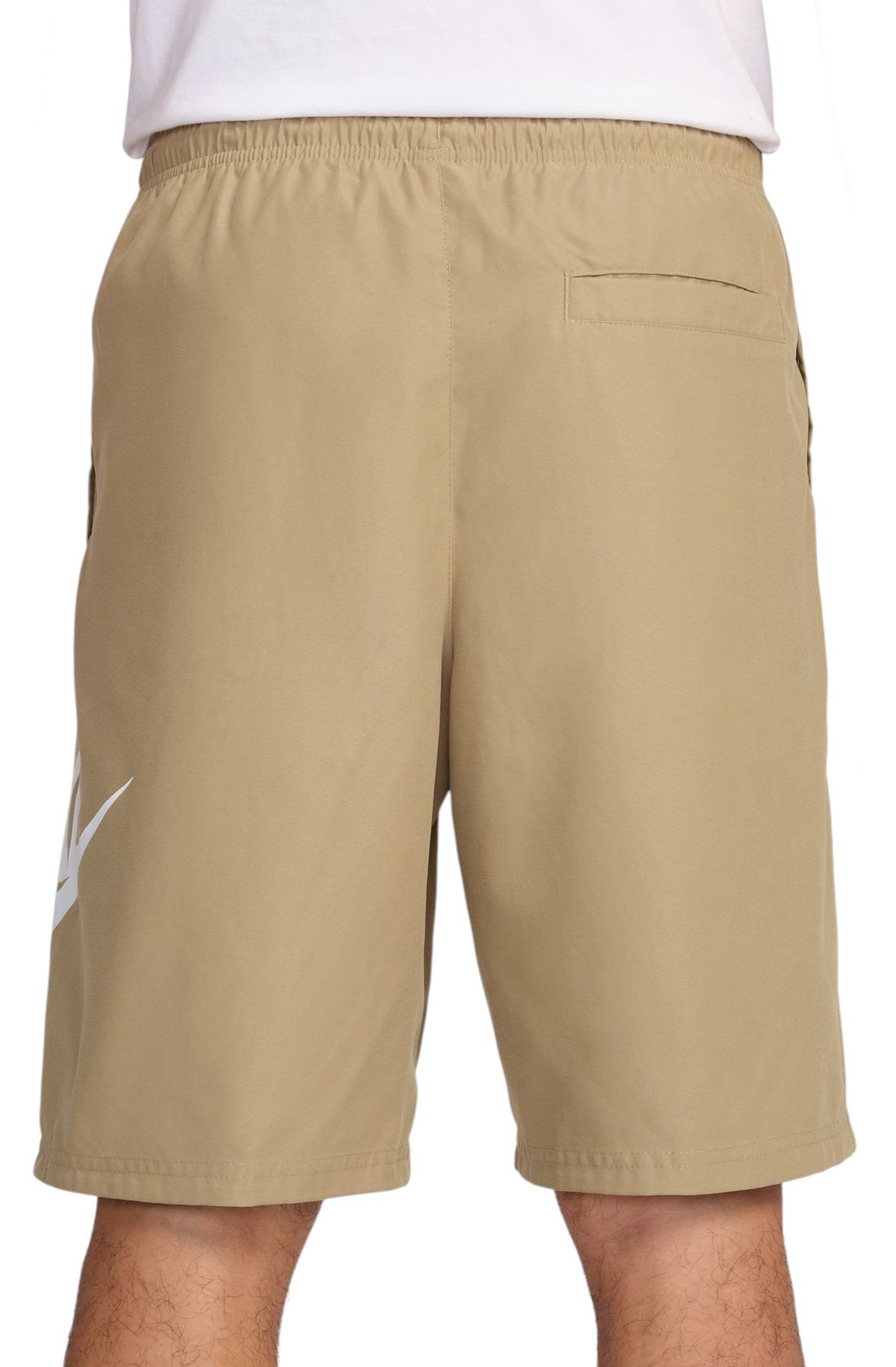 nike woven shorts taupe