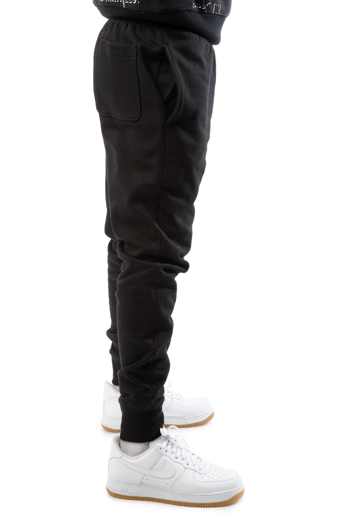 mens reverse weave joggers