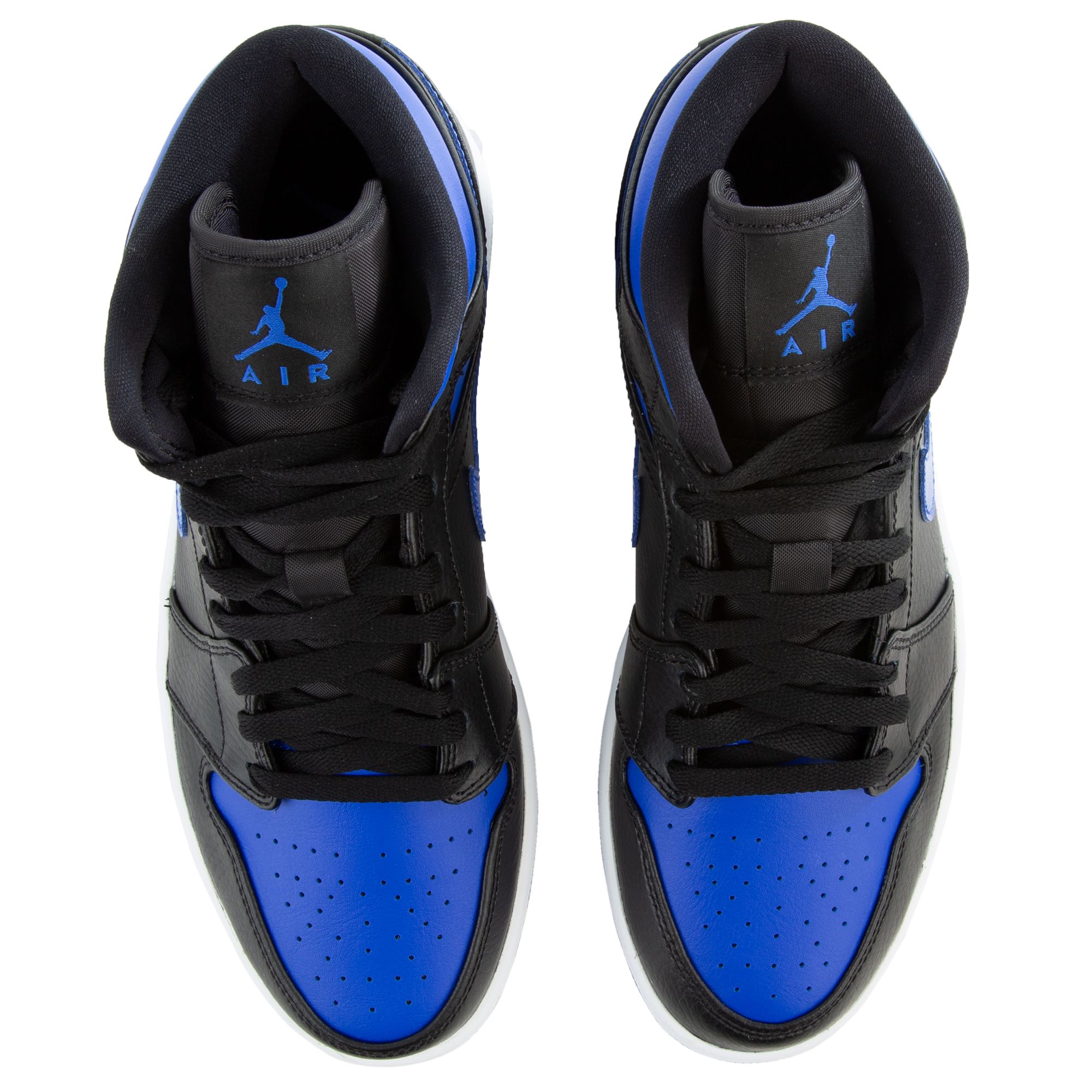jordan black hyper royal white
