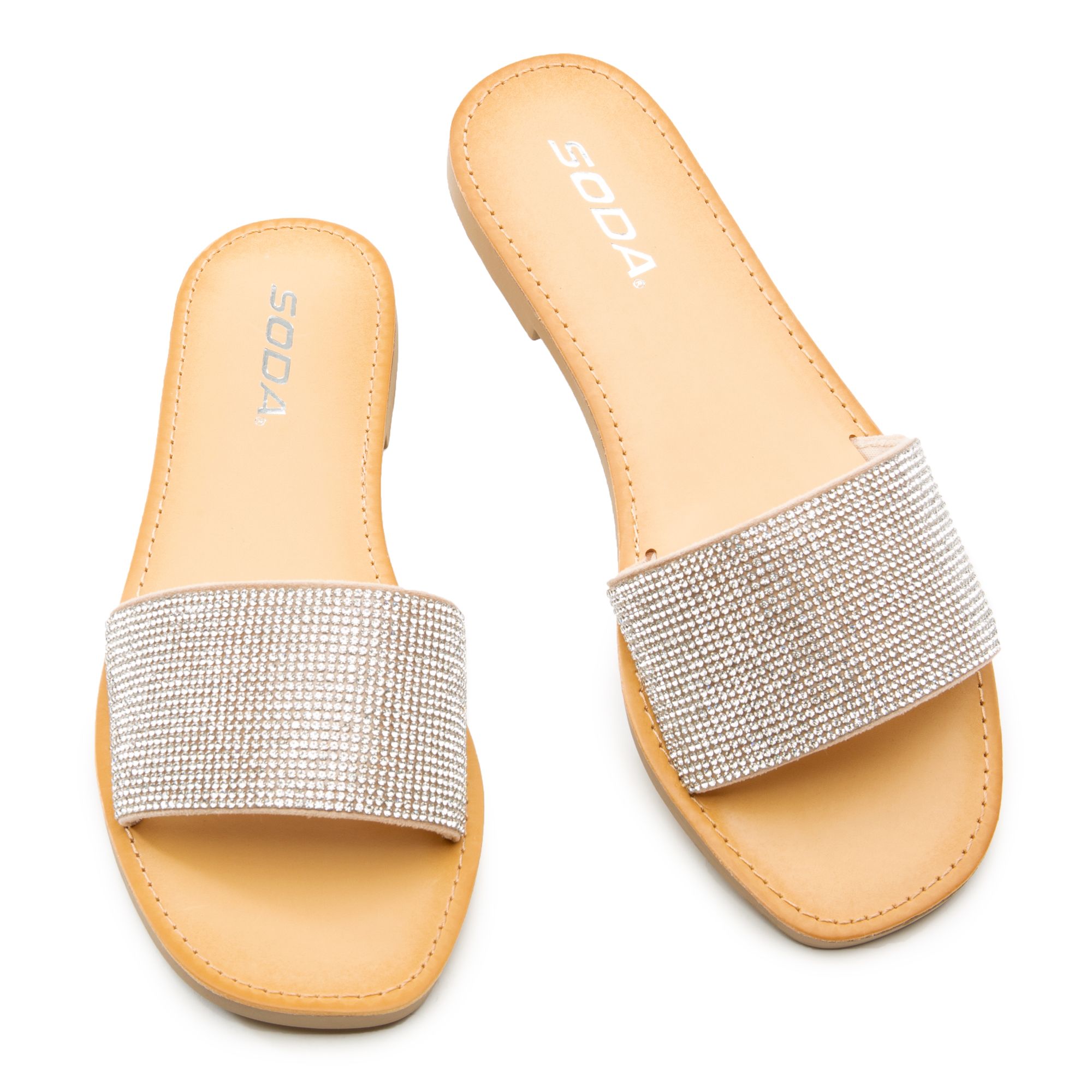 JUSTICE-S FLAT SANDALS FD JUSTICE-S SLV STONE