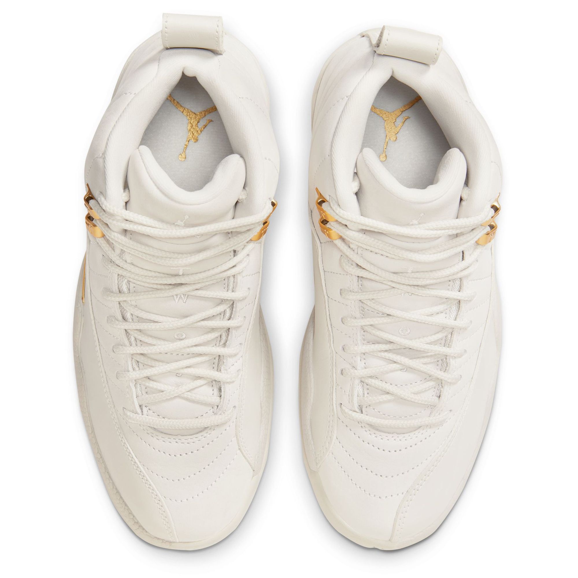 Jordan 12 retro white and gold hotsell