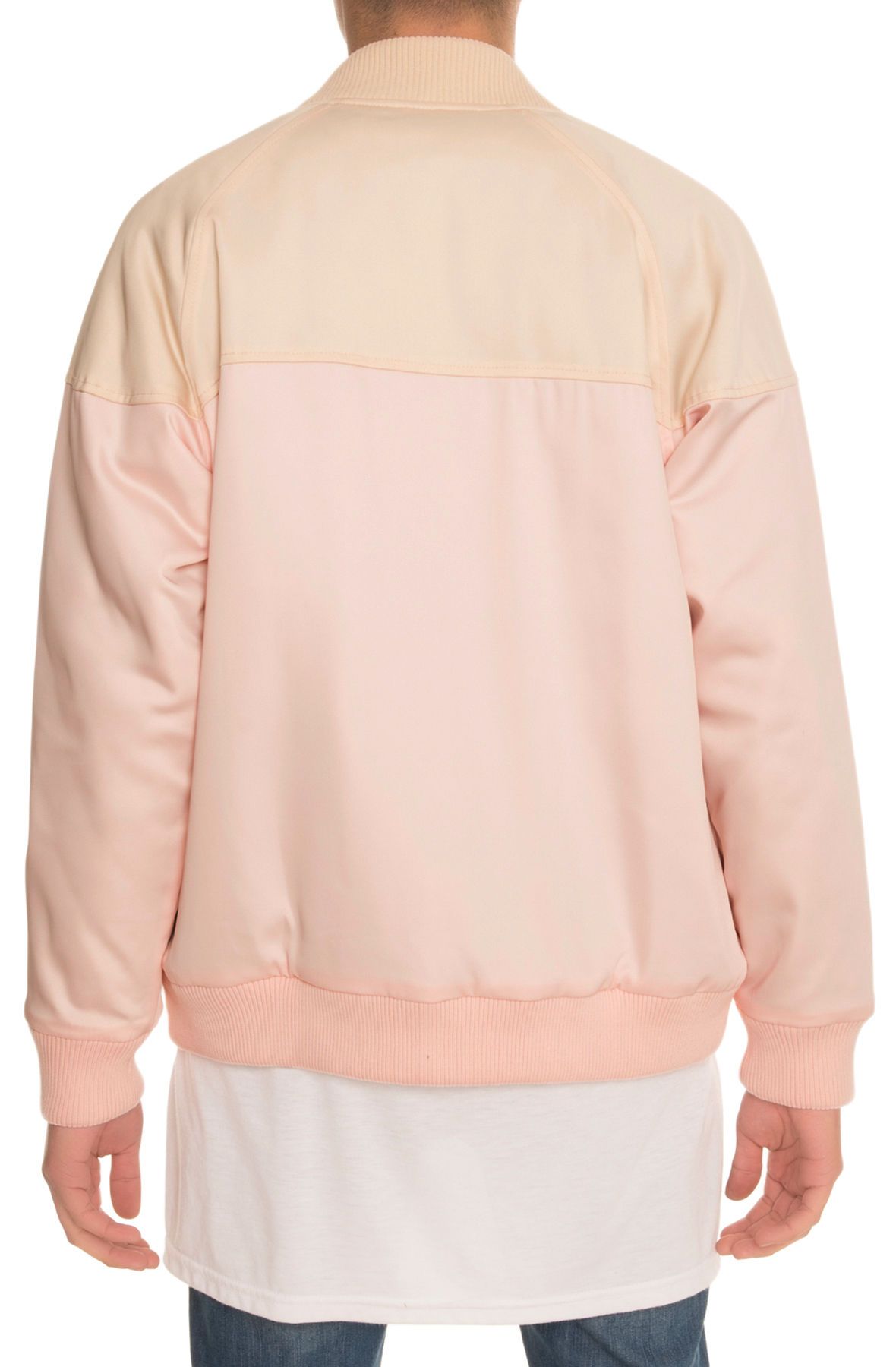Classic Two-Tone Baseball Jacket