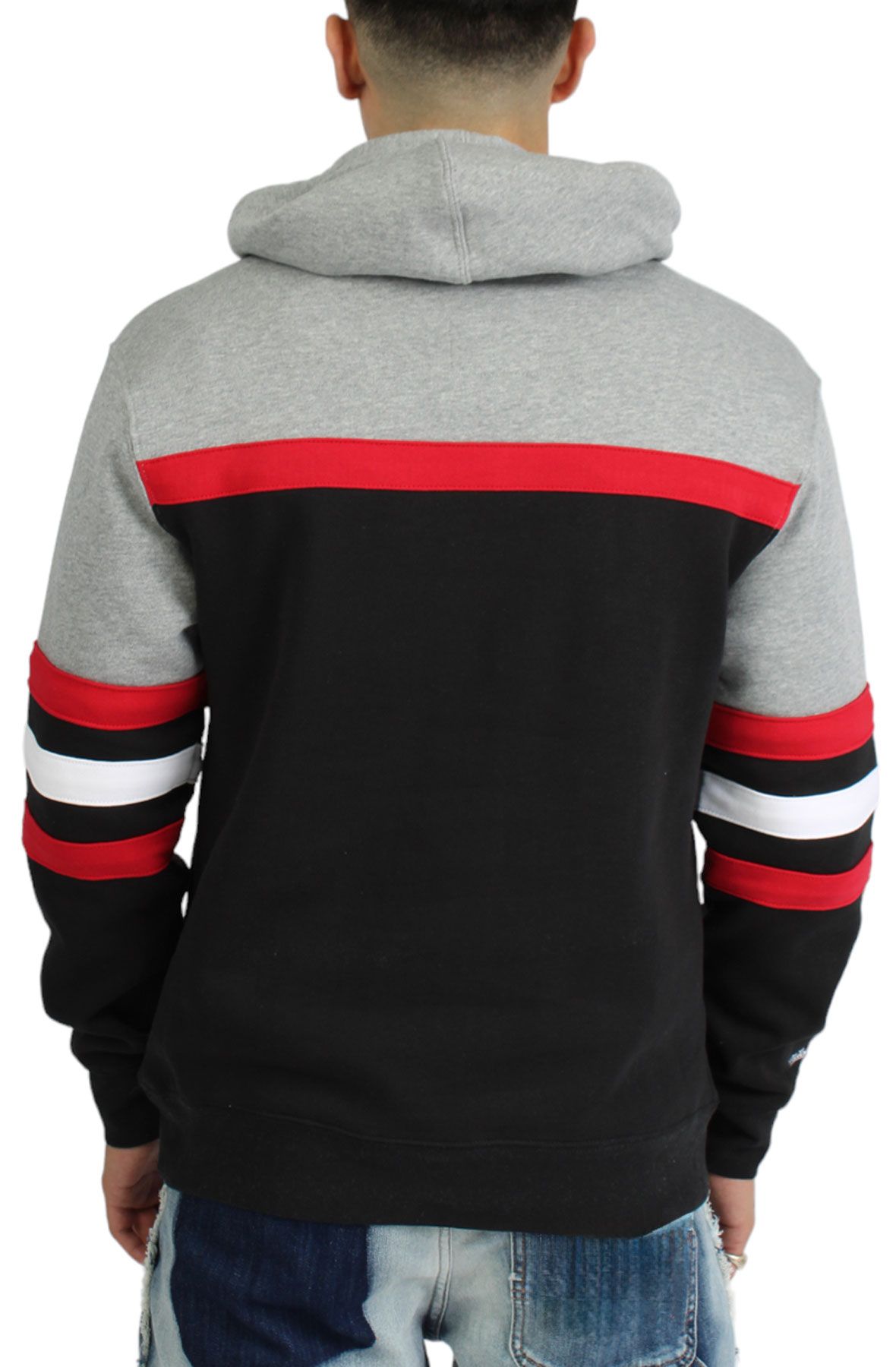 MITCHELL AND NESS Chicago Bulls Coach Hoodie FPHD6293