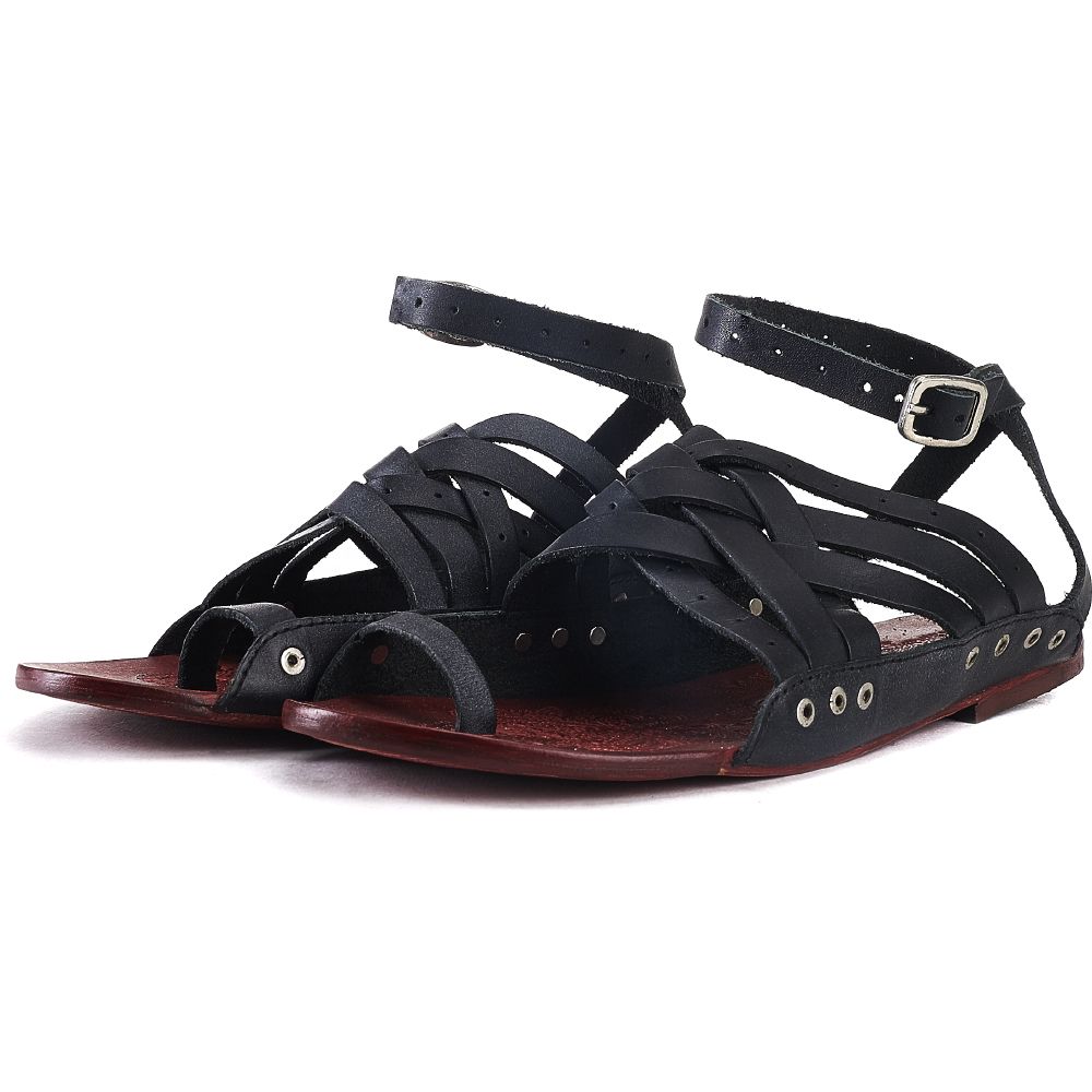 free people black sandals