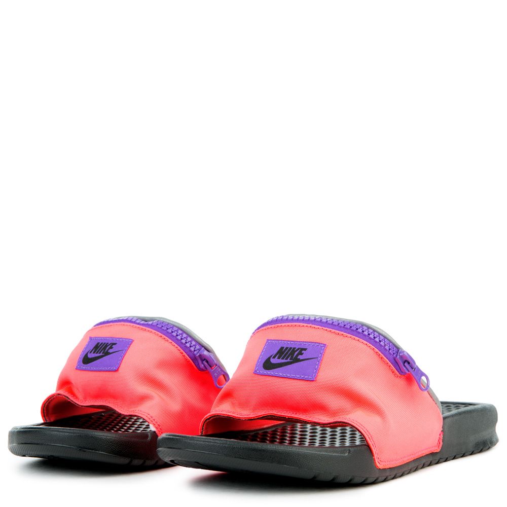 Nike Benassi JDl hyper Punch Fanny Pack Slides - Infared & Purple NIKE BENASSI JDI FANNY PACK AO1037 600 - Shiekh main image 4