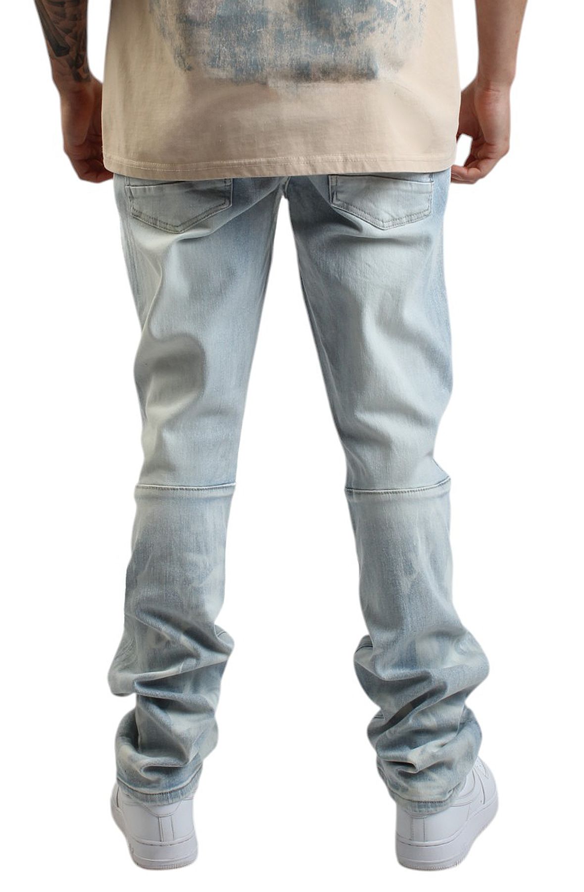 SMOKE RISE Graham Ripped Jeans JP25106SK-SANBLU - Shiekh SMOKE RISE Graham Ripped Jeans JP25106SK-SANBLU - Shiekh