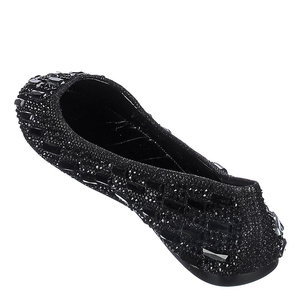 black sparkly dress shoes Jodano Collection Boys' Glitter Loafers