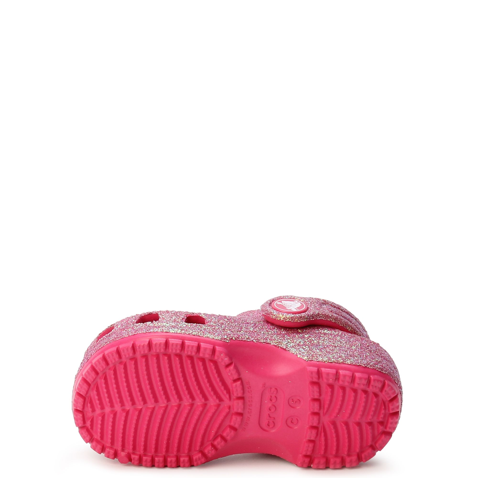 CROCS Toddler Iridescent Glitter Classic Clog 210985-6ZQ
