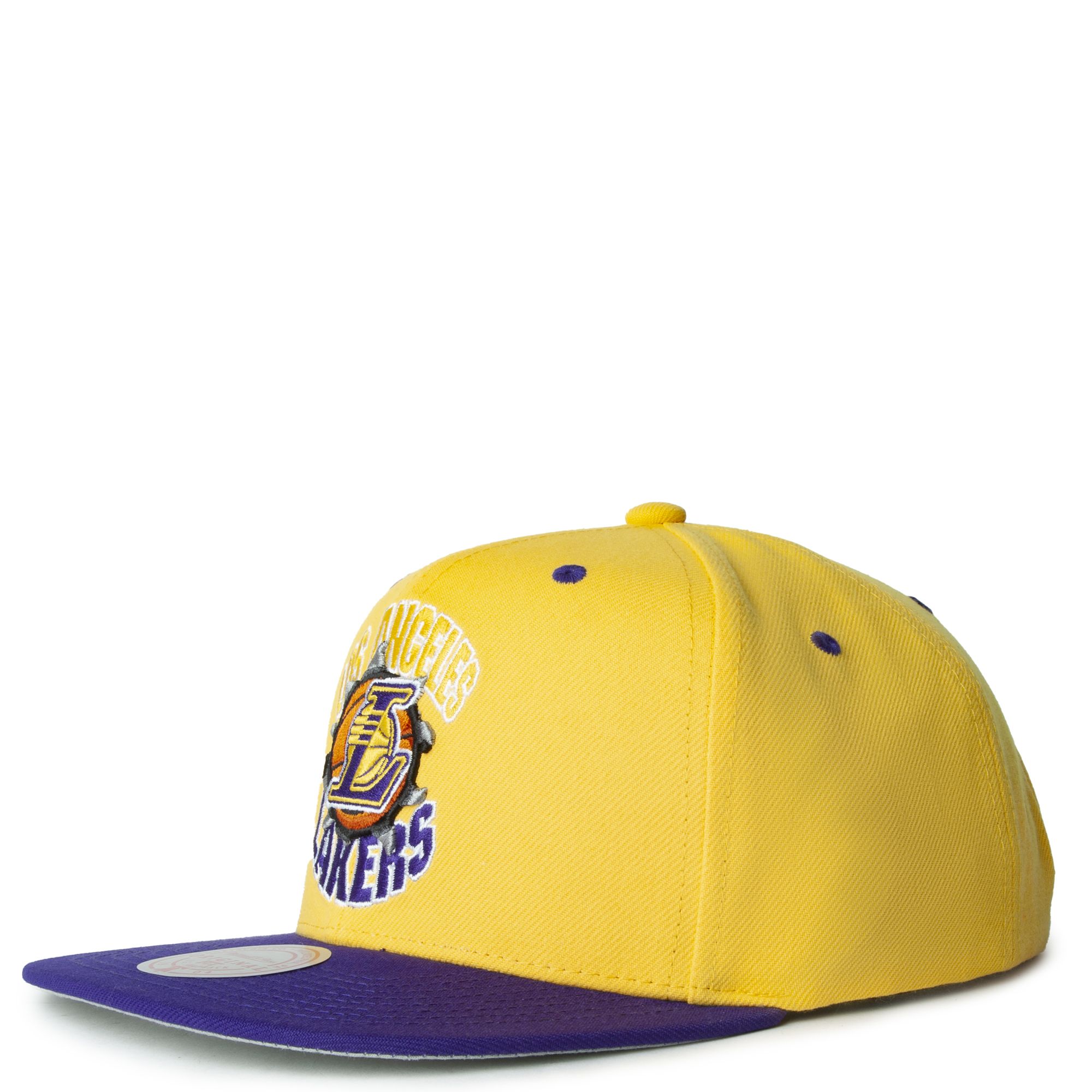 Mitchell and Ness NBA Breakthrough Snapback Los Angeles Lakers Yellow