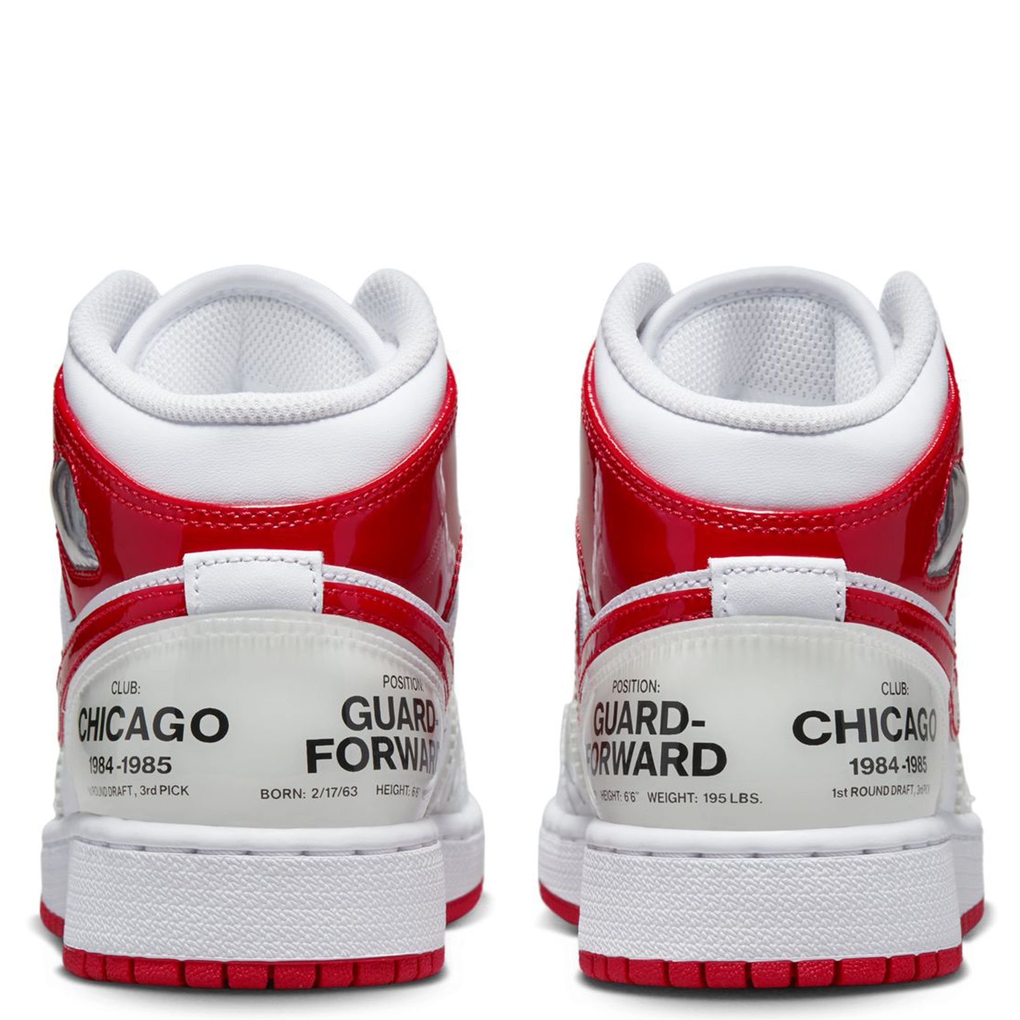 white university red jordan 1