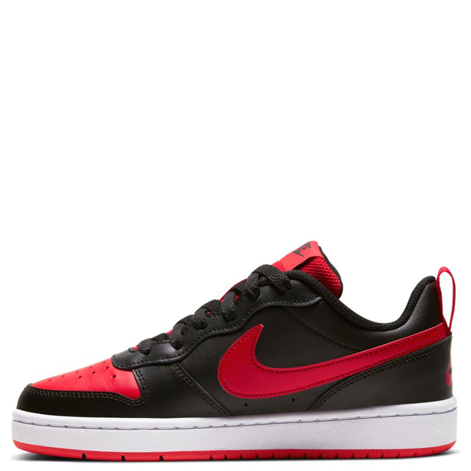 nike court borough low 2 red and black