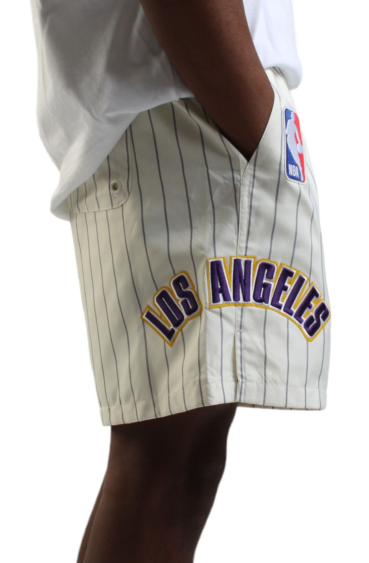 PRO STANDARD Los Angeles Lakers Pinstripe Short BLL3515421