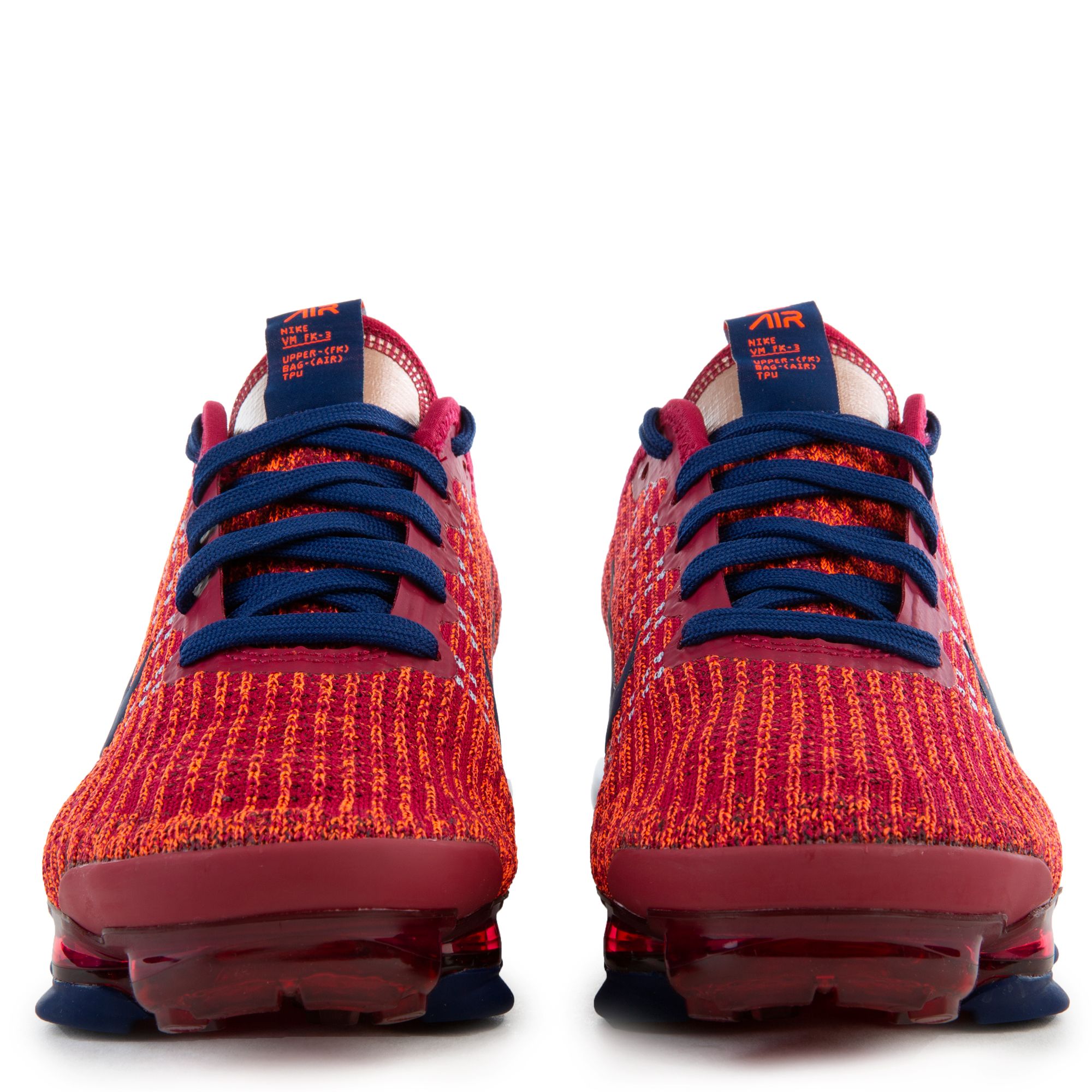 red and blue vapormax flyknit