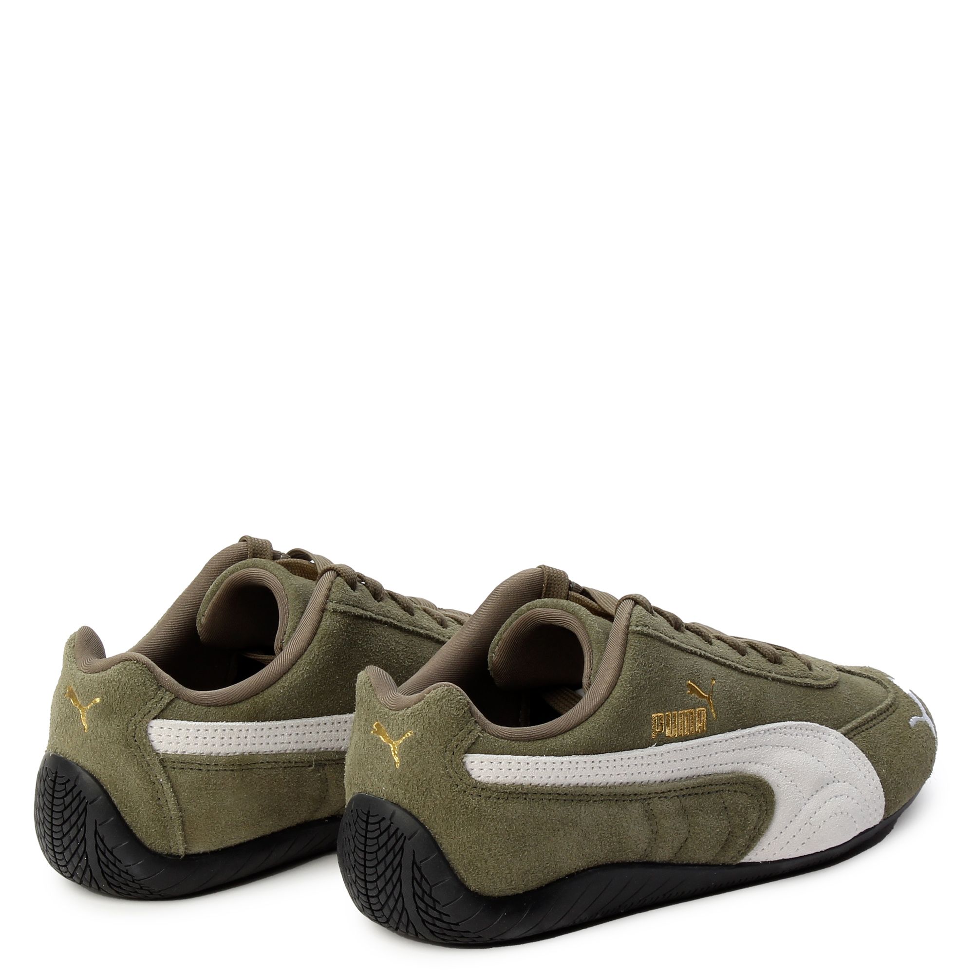 ★PUMA★ SPEEDCAT MESH LODEN GREEN/WHITE 404370-02 PUMA Speedcat Mesh Unisex Shoes in Loden Green/Warm White