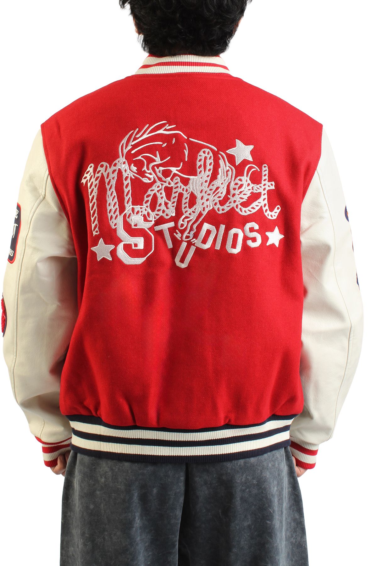 MARKET Old West Varsity Jacket MKT25FW-JK0281NVSA - Shiekh