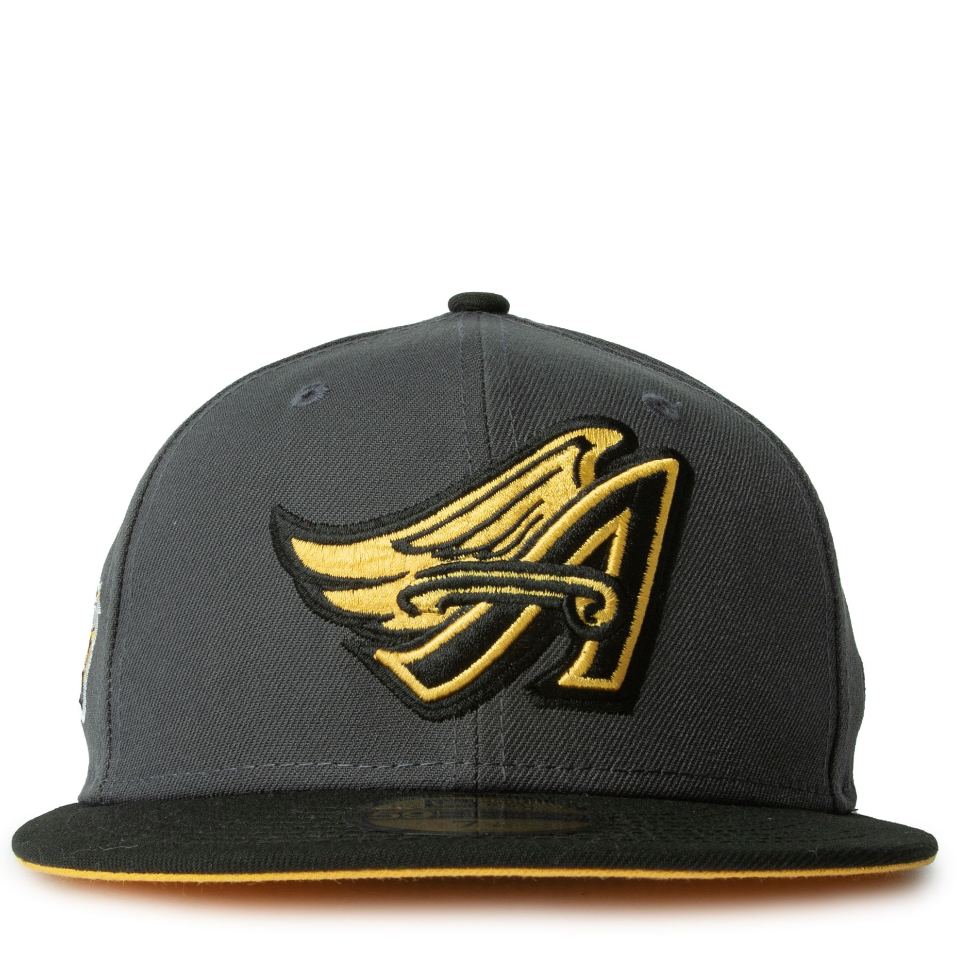 NEW ERA CAPS Los Angeles Angels Black Gray 59Fifty Fitted Cap 70740306 -  Shiekh