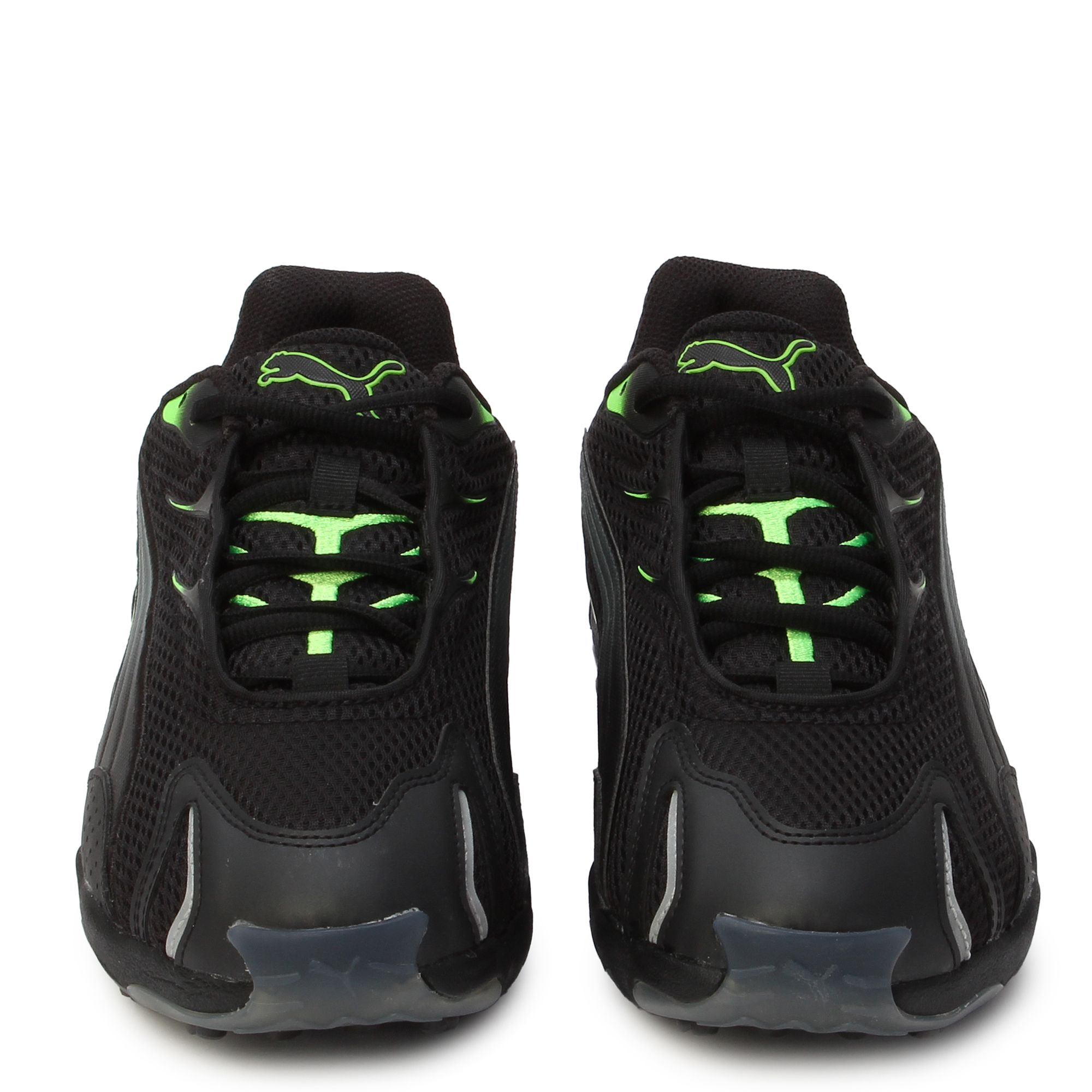 ★PUMA★ Inhale Black Green Glare 40156001 Inhale Men's Sneakers | PUMA