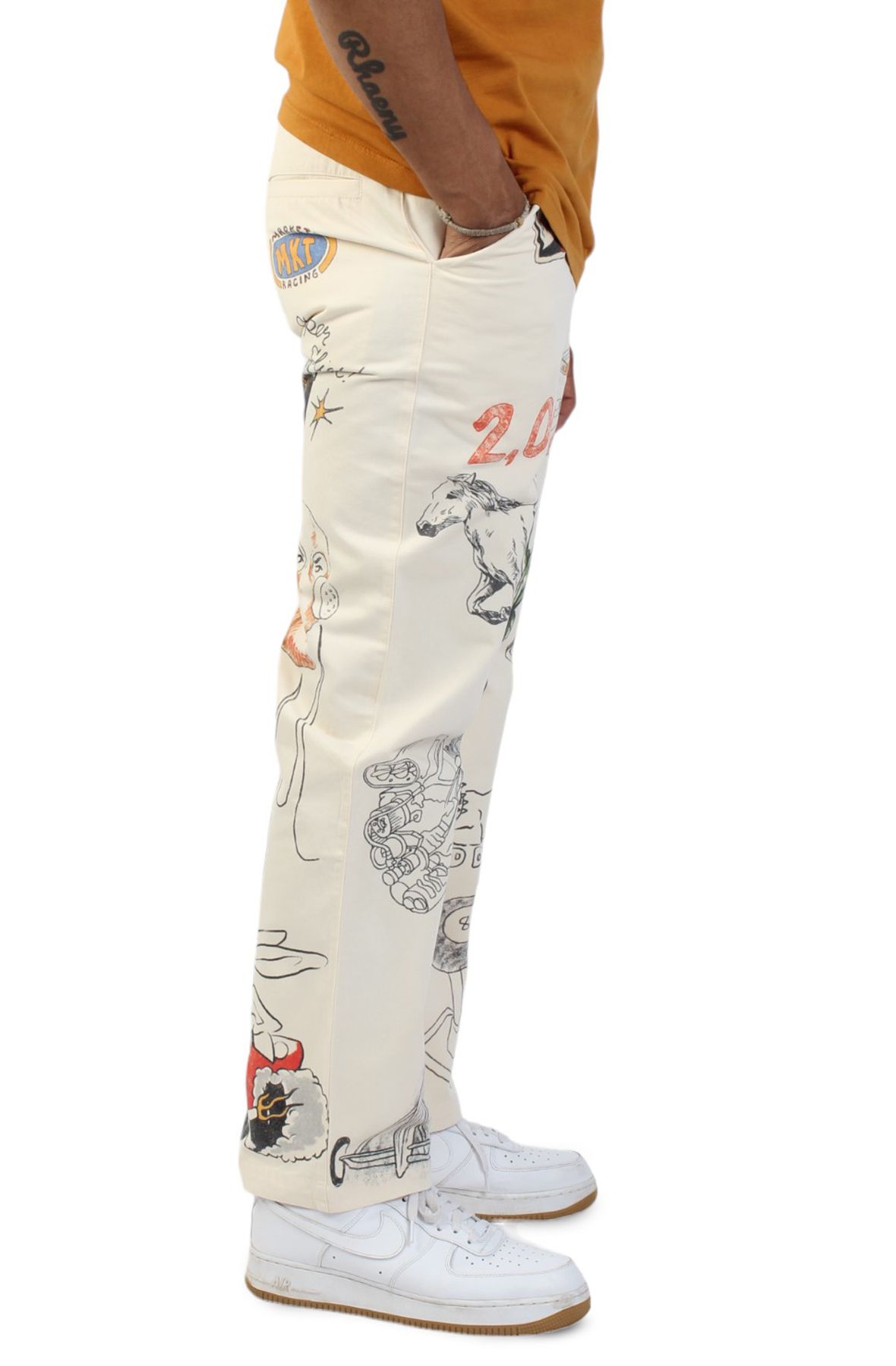 MARKET Horsepower Senior Pants 388001166ECRU - Shiekh