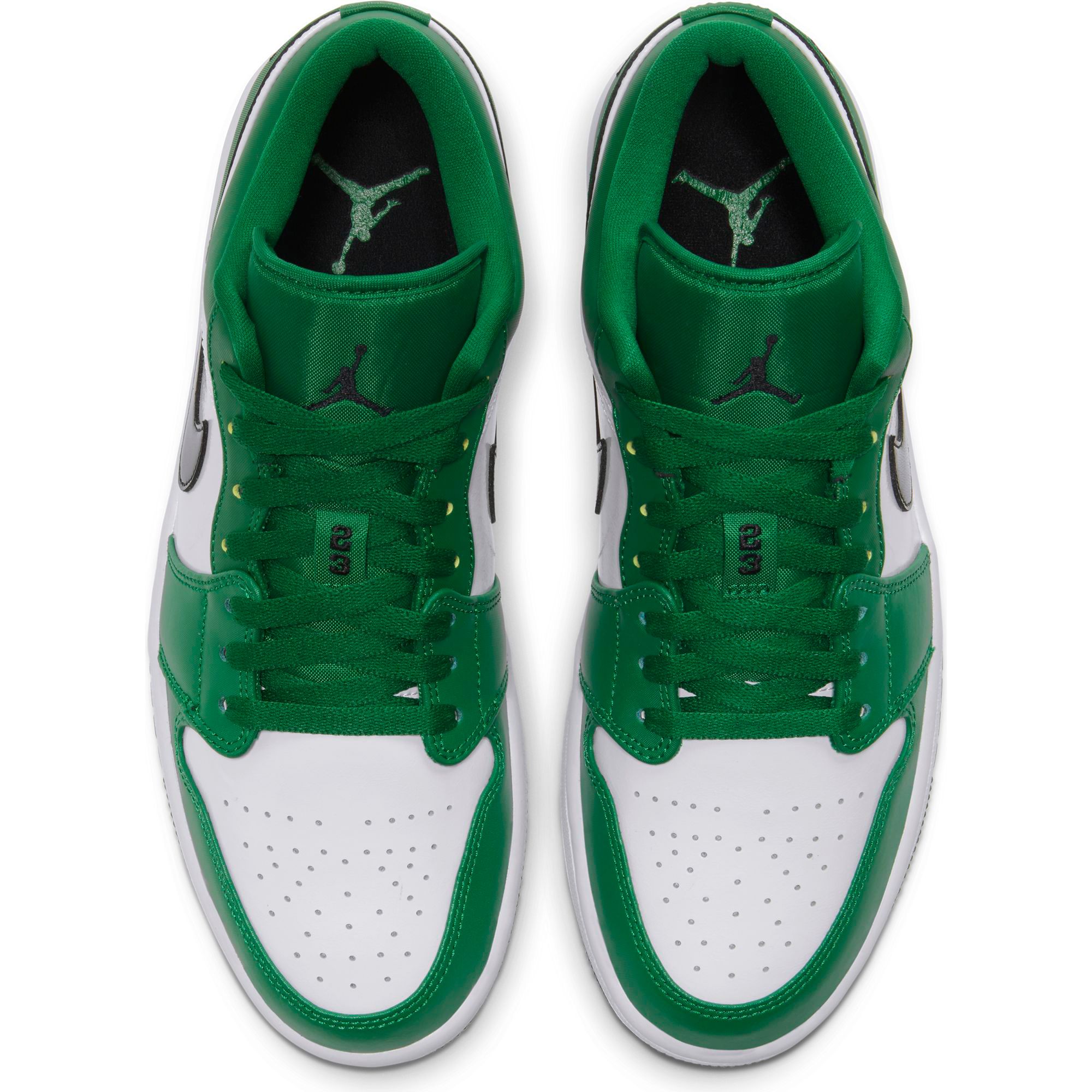 green and white jordan 1 low