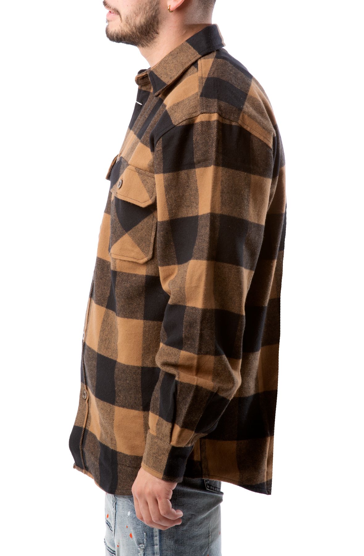 Buyers Picks Men Flannel Shirt Jacket (B&T) - Shirts