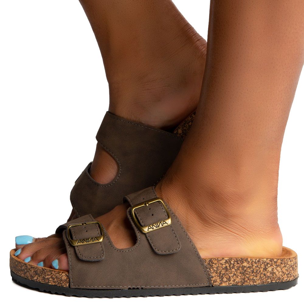 DND FASHION INC Glory-100 Sandals GLORY-100-BROWN - Shiekh