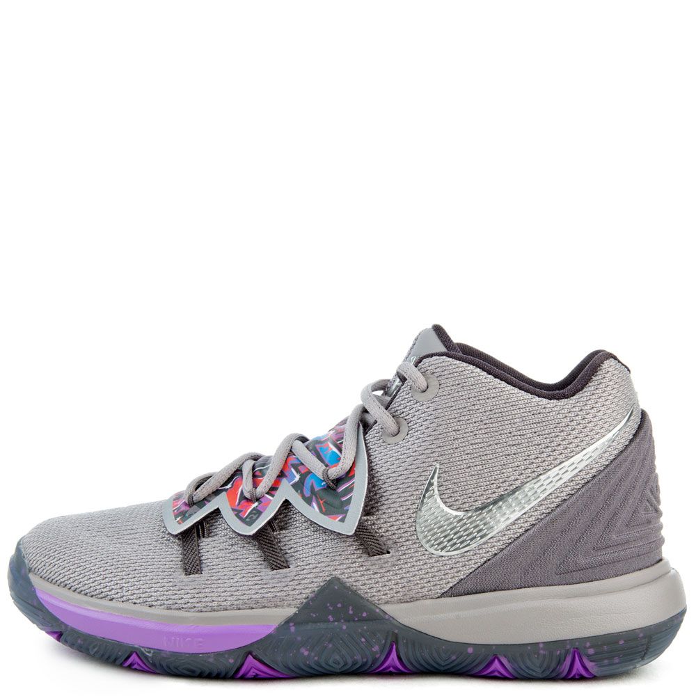 kyrie 5 purple and grey