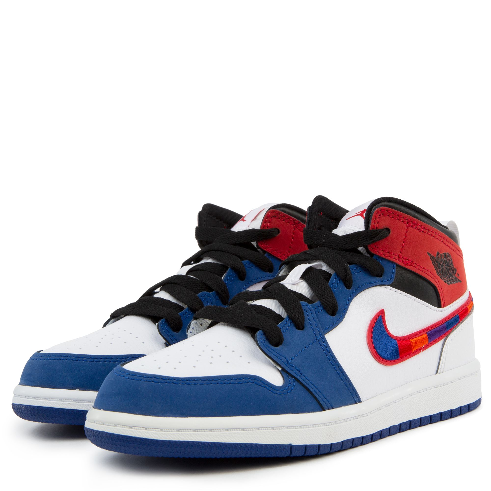 Air jordan 1 black varsity red university blue 2025