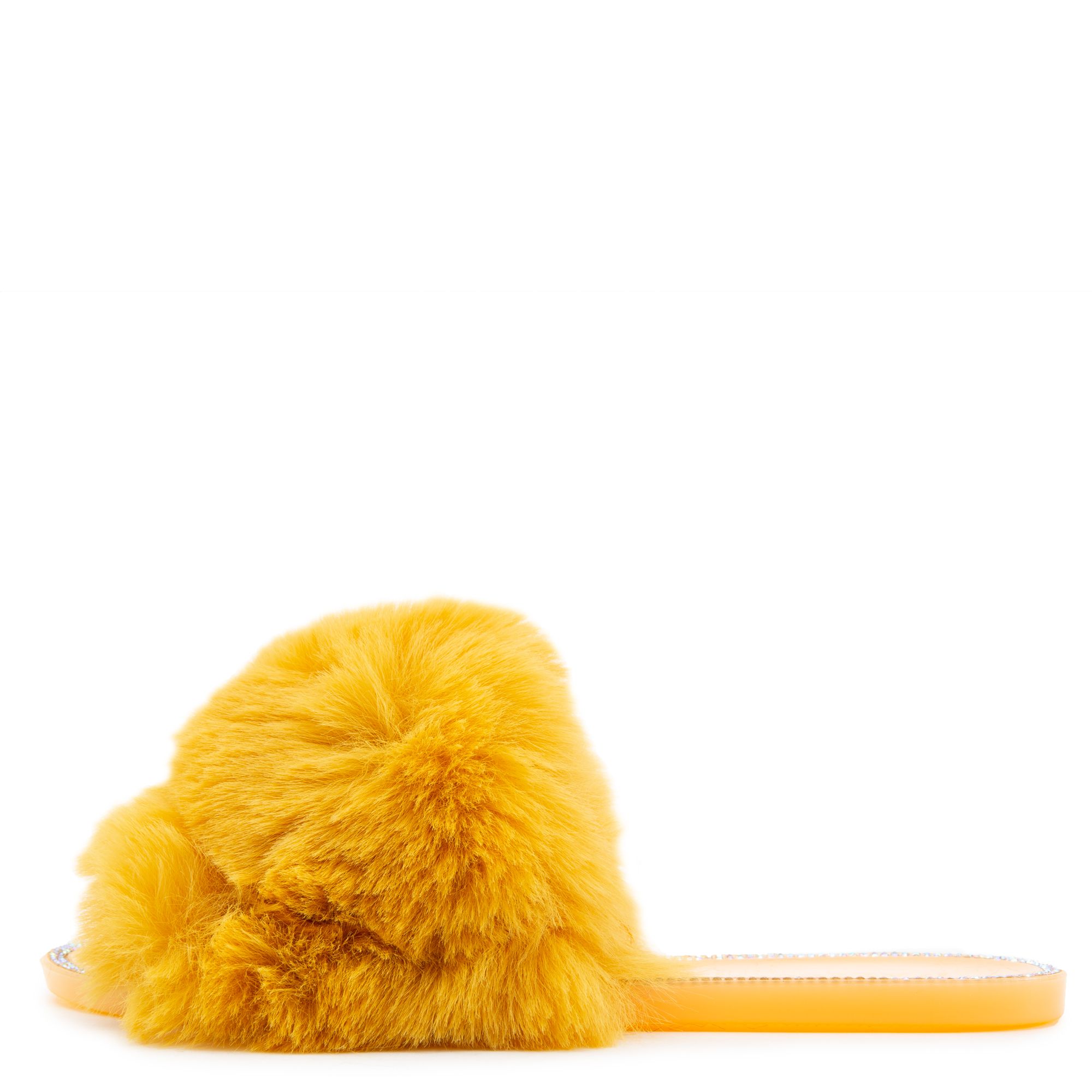 SHIEKH Jelly-20 Flat Fur Sandals JELLY-20-SK-YEL - Shiekh