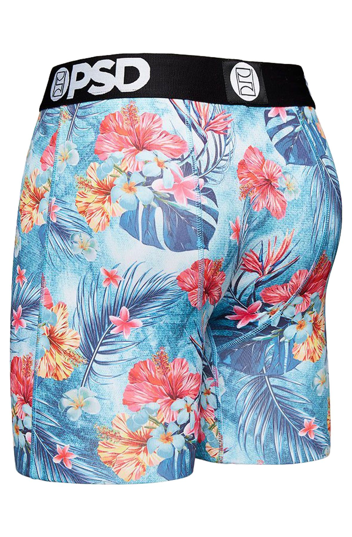 PSD Blue Aqua Floral Boxer Briefs E12011041 - Shiekh