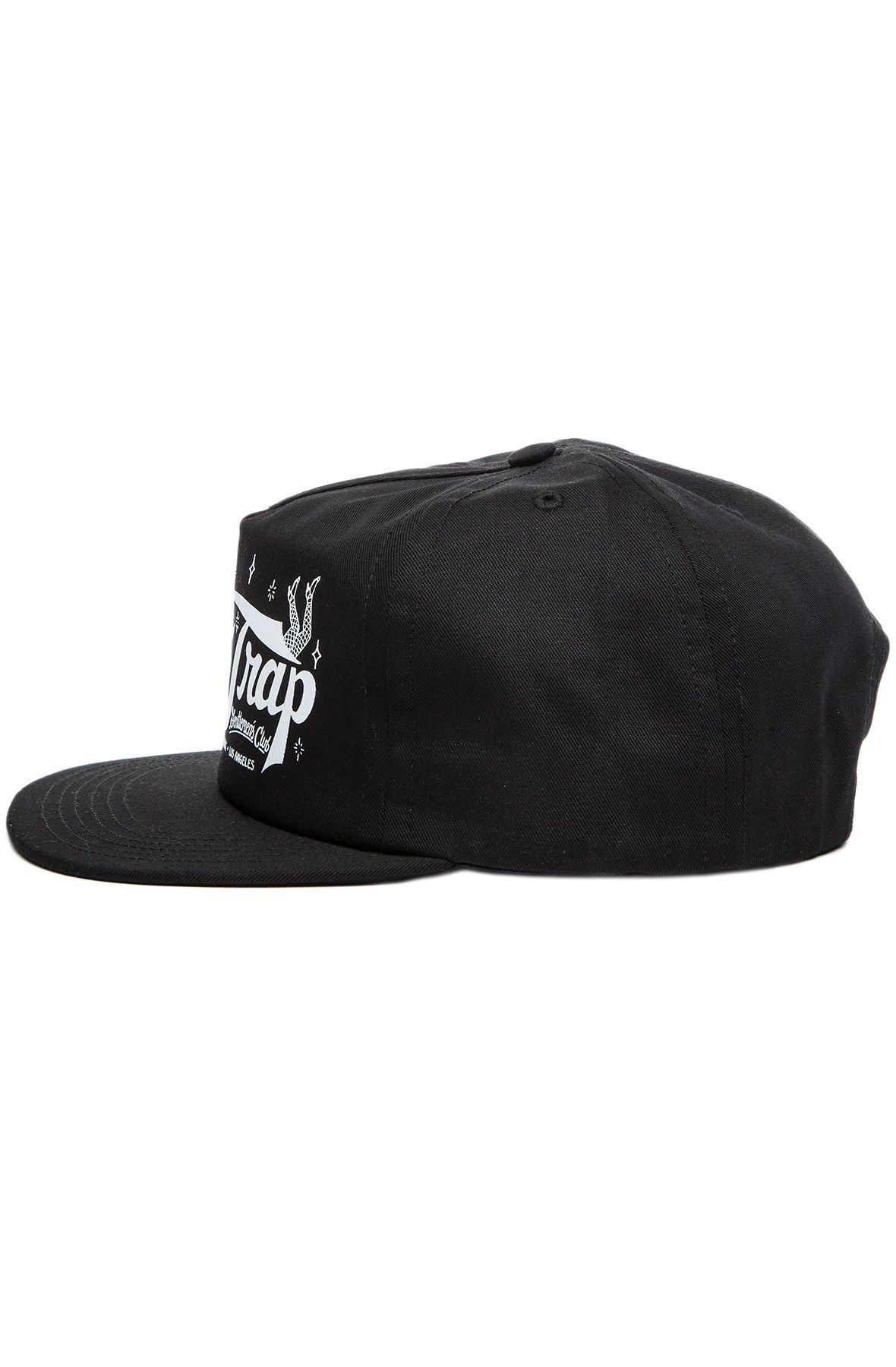 HUF The Todd Francis Rat Strap Snapback Hat in HT51014-DS-BLK - Shiekh