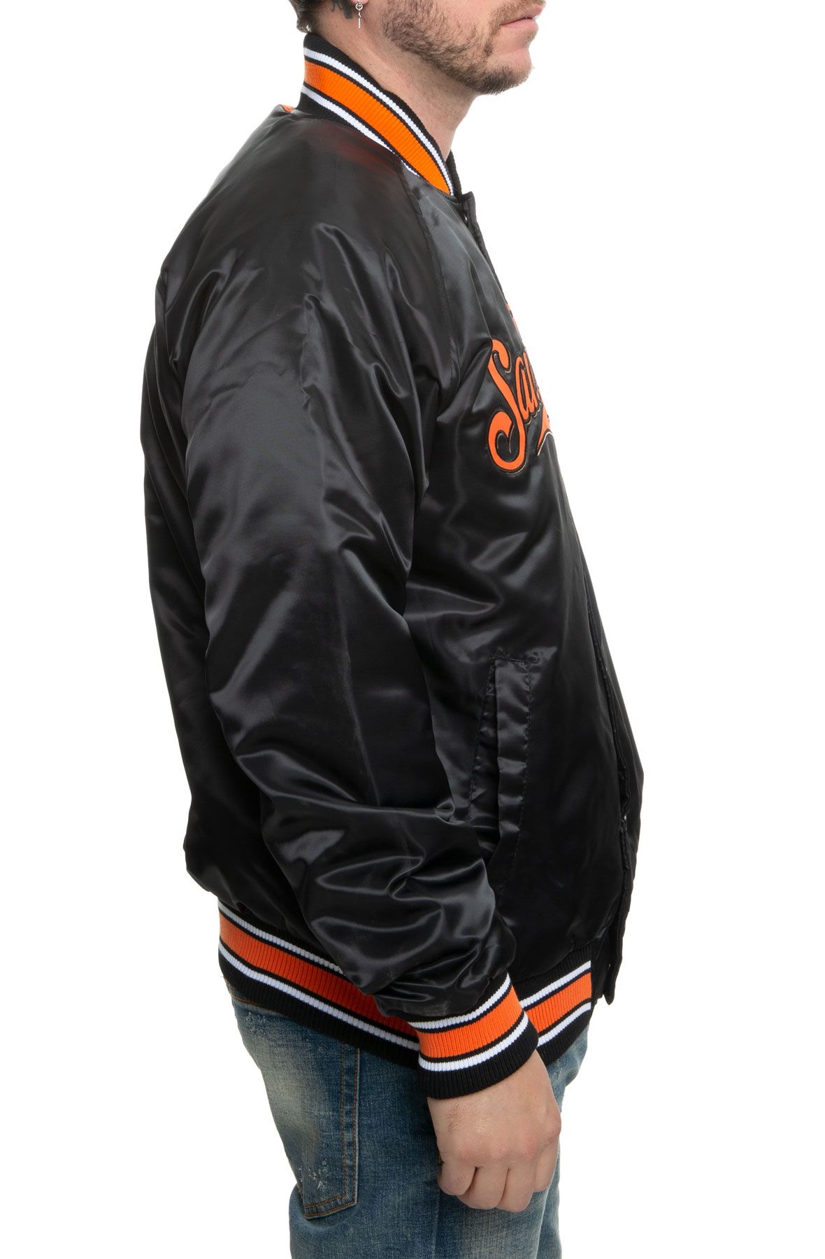 Bomber Starter Satin San Francisco Giants Jacket - Jackets Expert