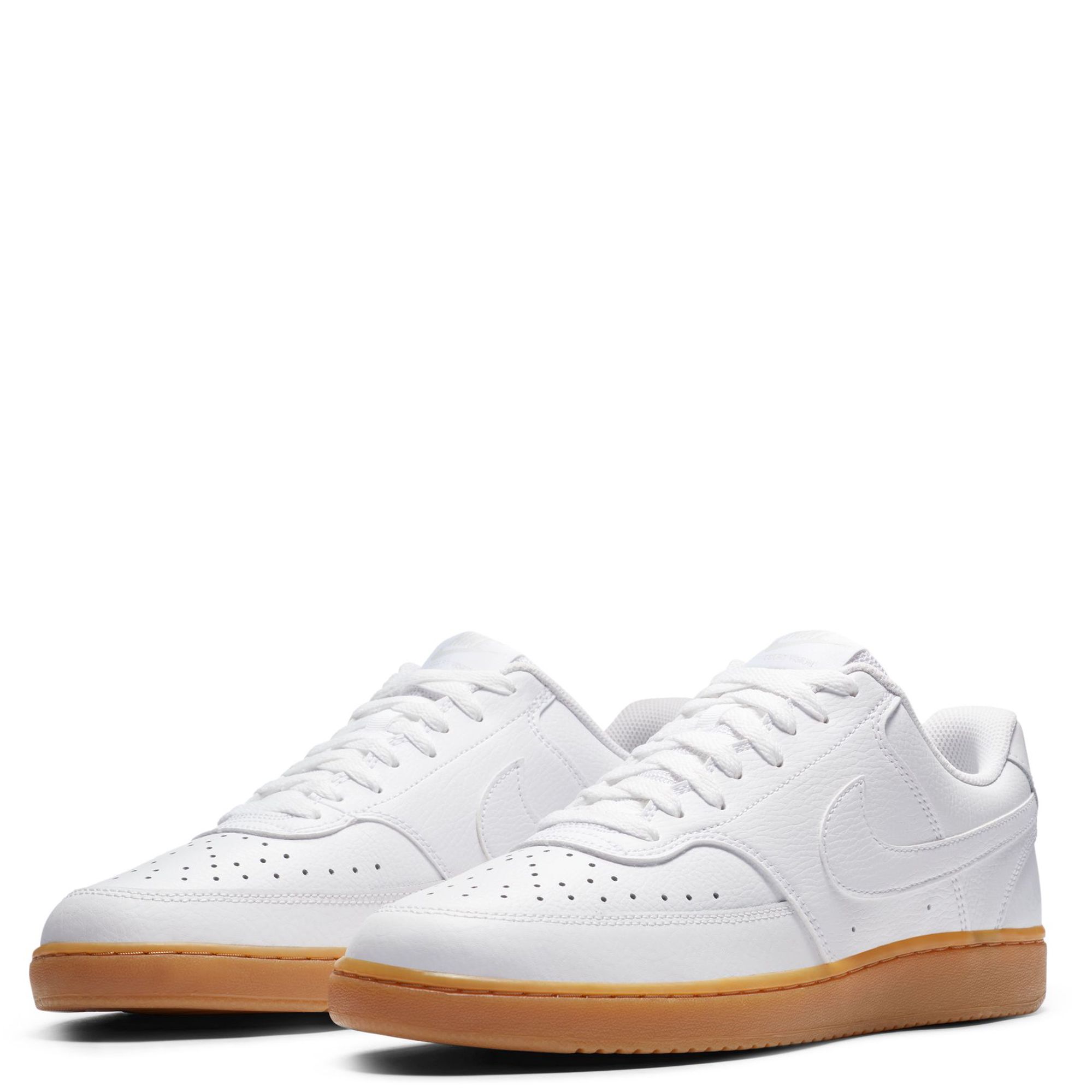 スニーカー Nike Coat Vision Low M White Photon Dust Gum Light Brown Whi Amazon.com | Nike Men's Court Vision LO Sneaker, White/White