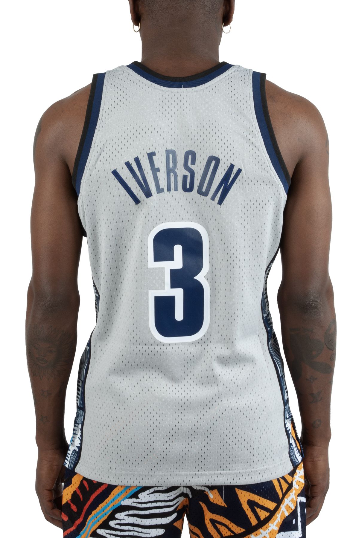 MITCHELL AND NESS Georgetown University Iverson Jersey SMJY1171