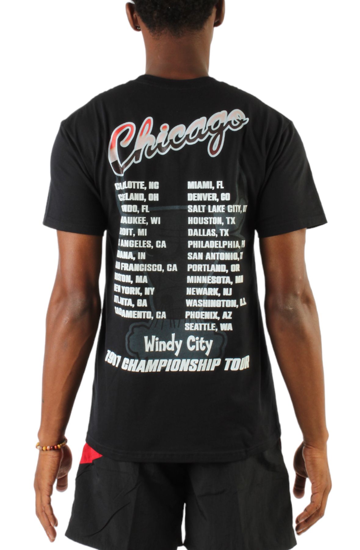 Mitchell & Ness Chicago Bulls Vintage Champ Tee Black