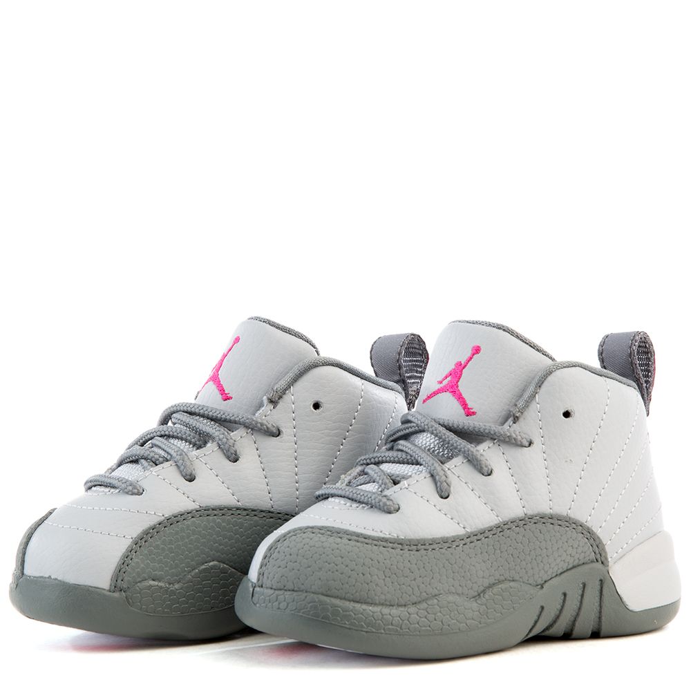 jordan 12 grey and pink