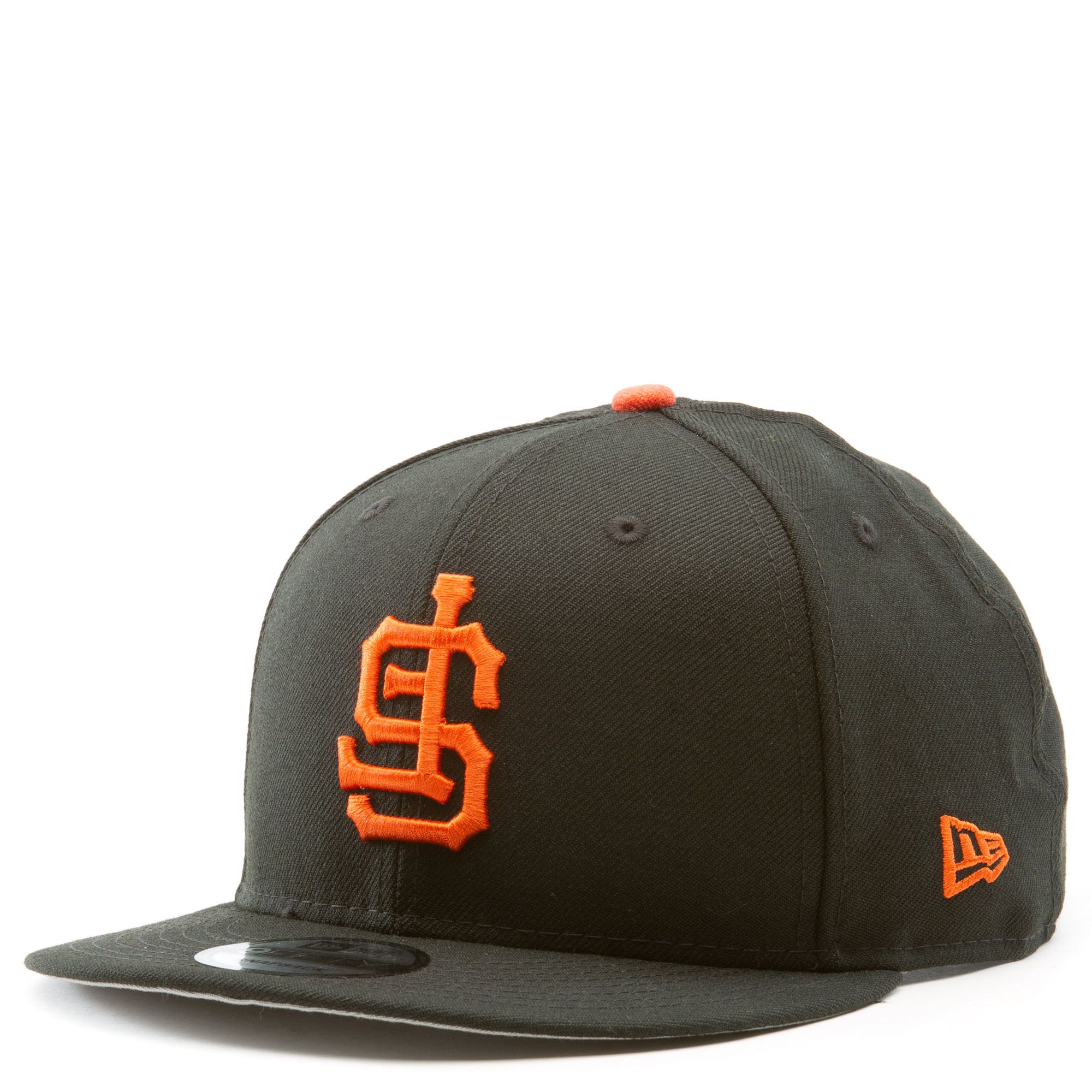 New Era Men New Era San Francisco Giants 9FIFTY Snapback Hat Black 1 Size