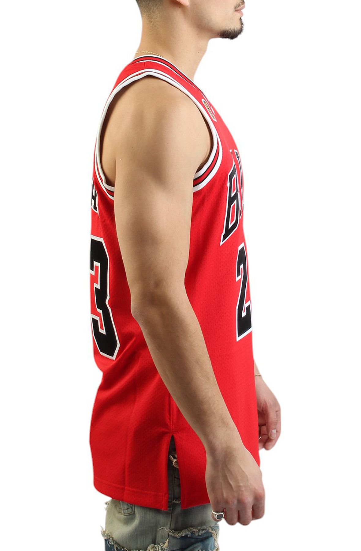 MITCHELL AND NESS NBA DARK JERSEY BULLS 1 JY9792-CBUUNRD - Shiekh