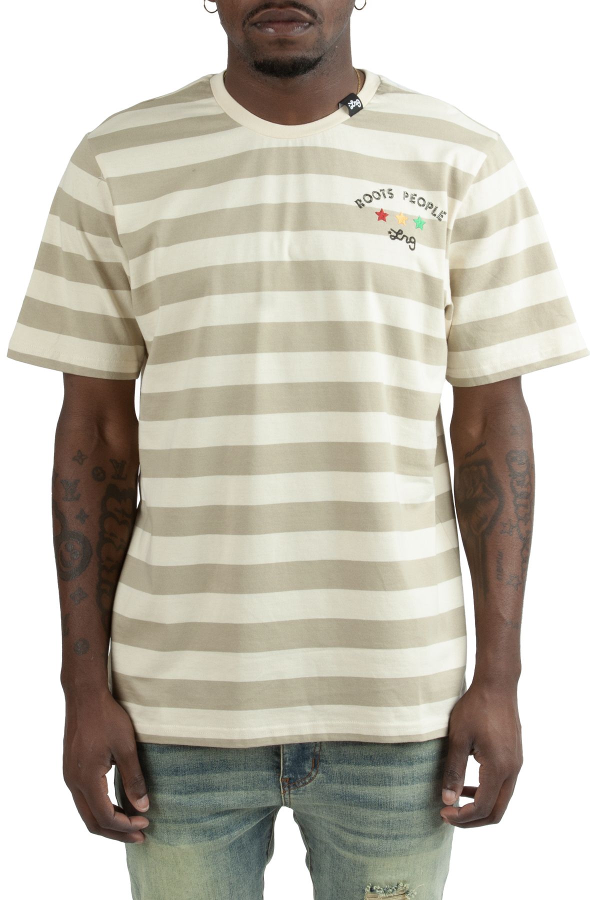 EQUAL STRIPE KNIT T-SHIRT L2HWMSCXX