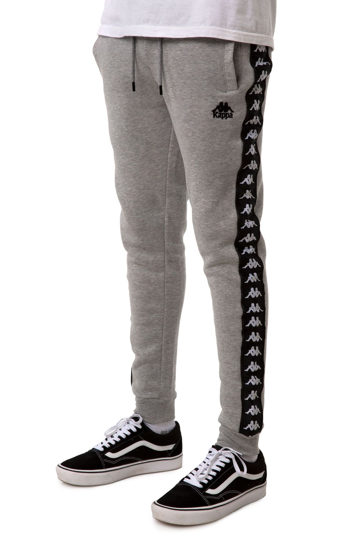 Kappa sweatpants With Side Taping In Gray