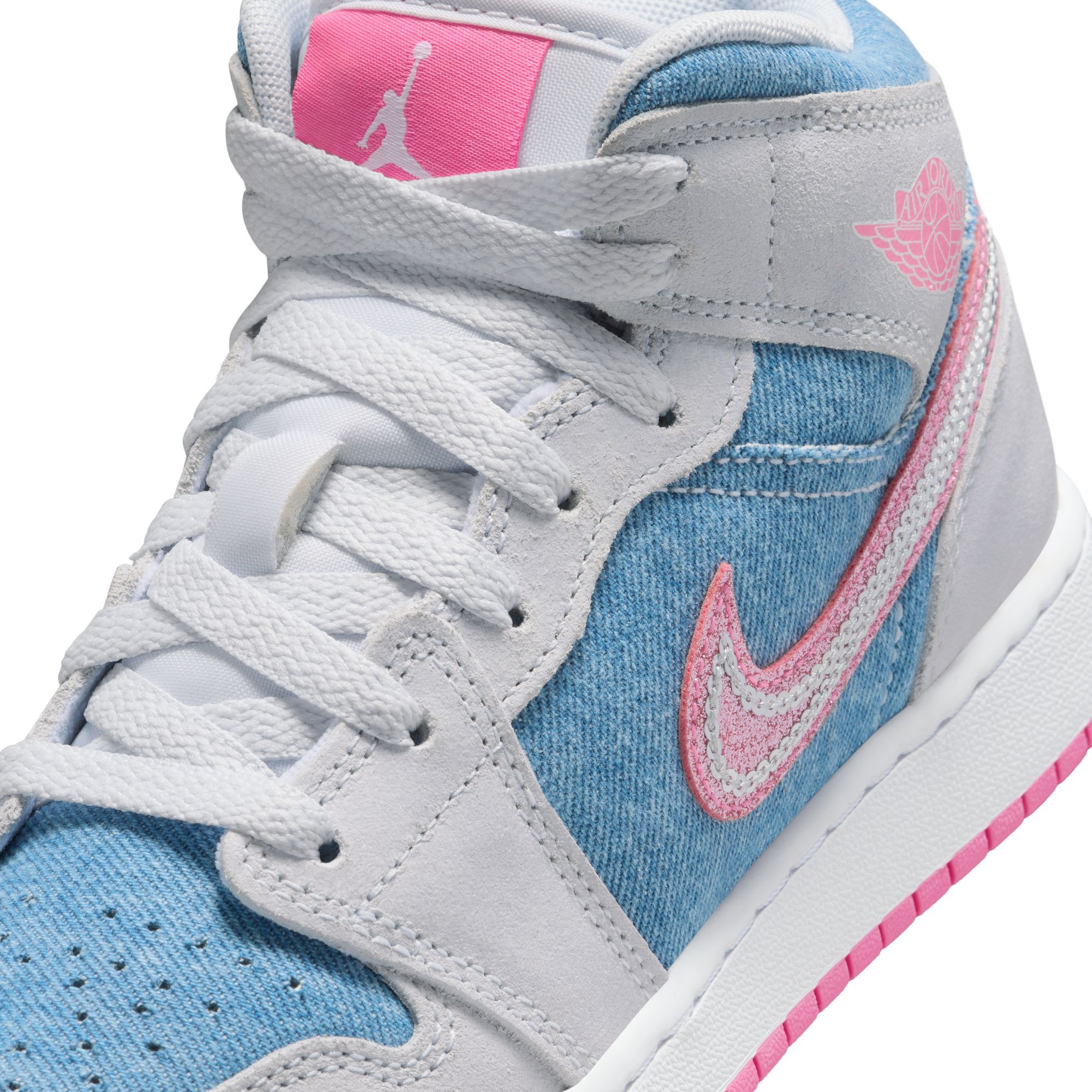 pink blue black jordan 1