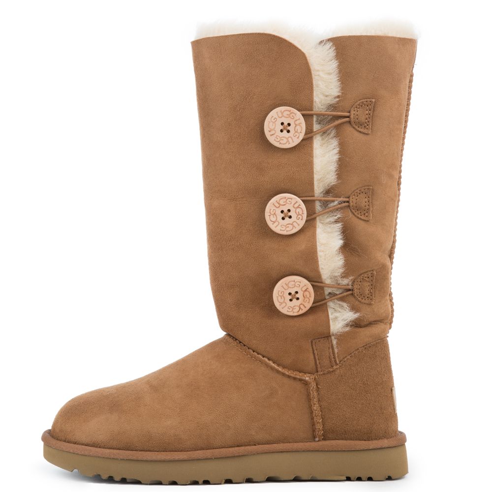tan uggs with buttons