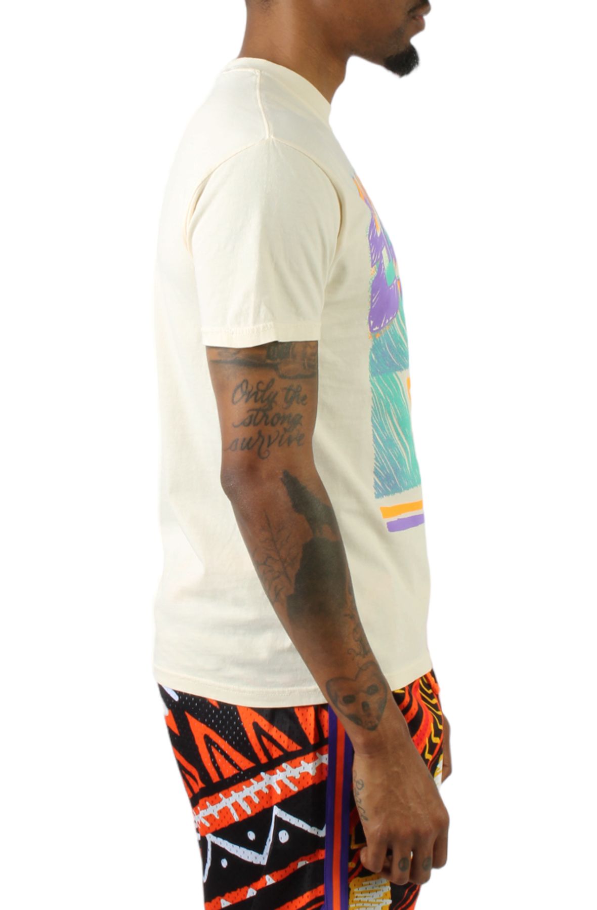 MITCHELL AND NESS Phoenix Suns Sidewalk Sketch SS Tee BMTR5654