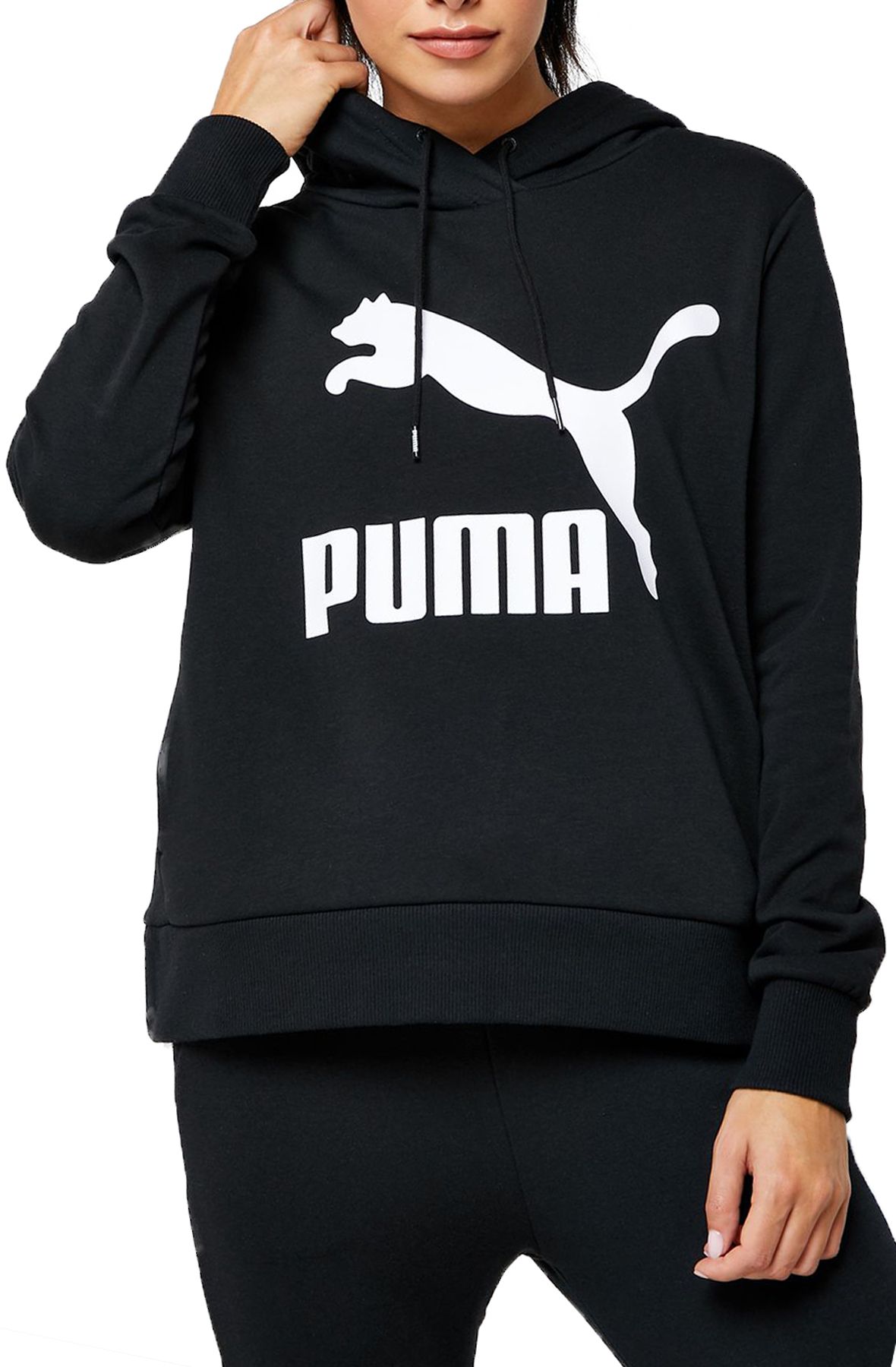 puma classic logo hoodie