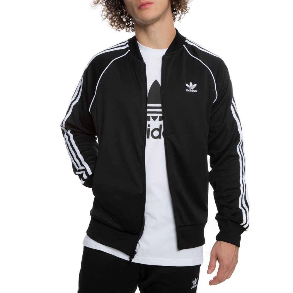 Adidas men's best sale superstar track jacket