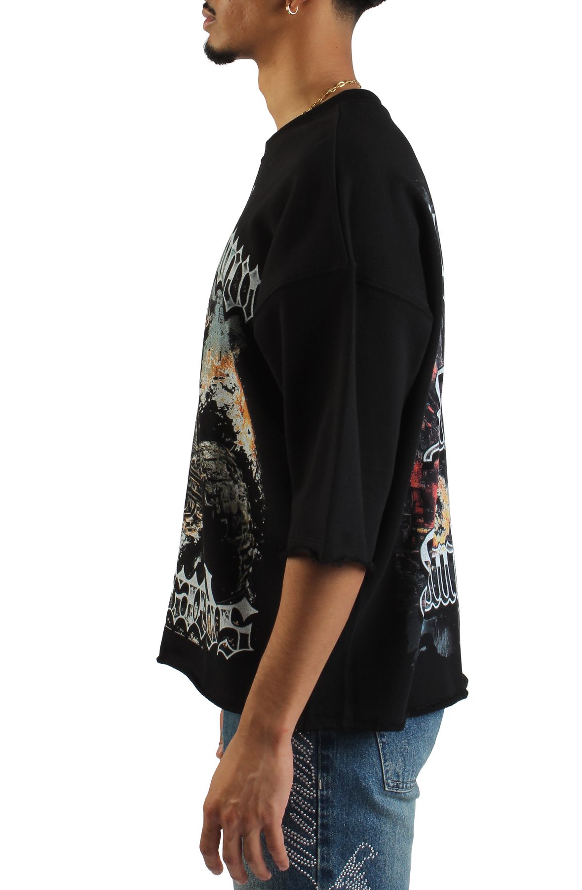 AKS Havoc Crop T-Shirt AKFEB25TS_05BLK - Shiekh