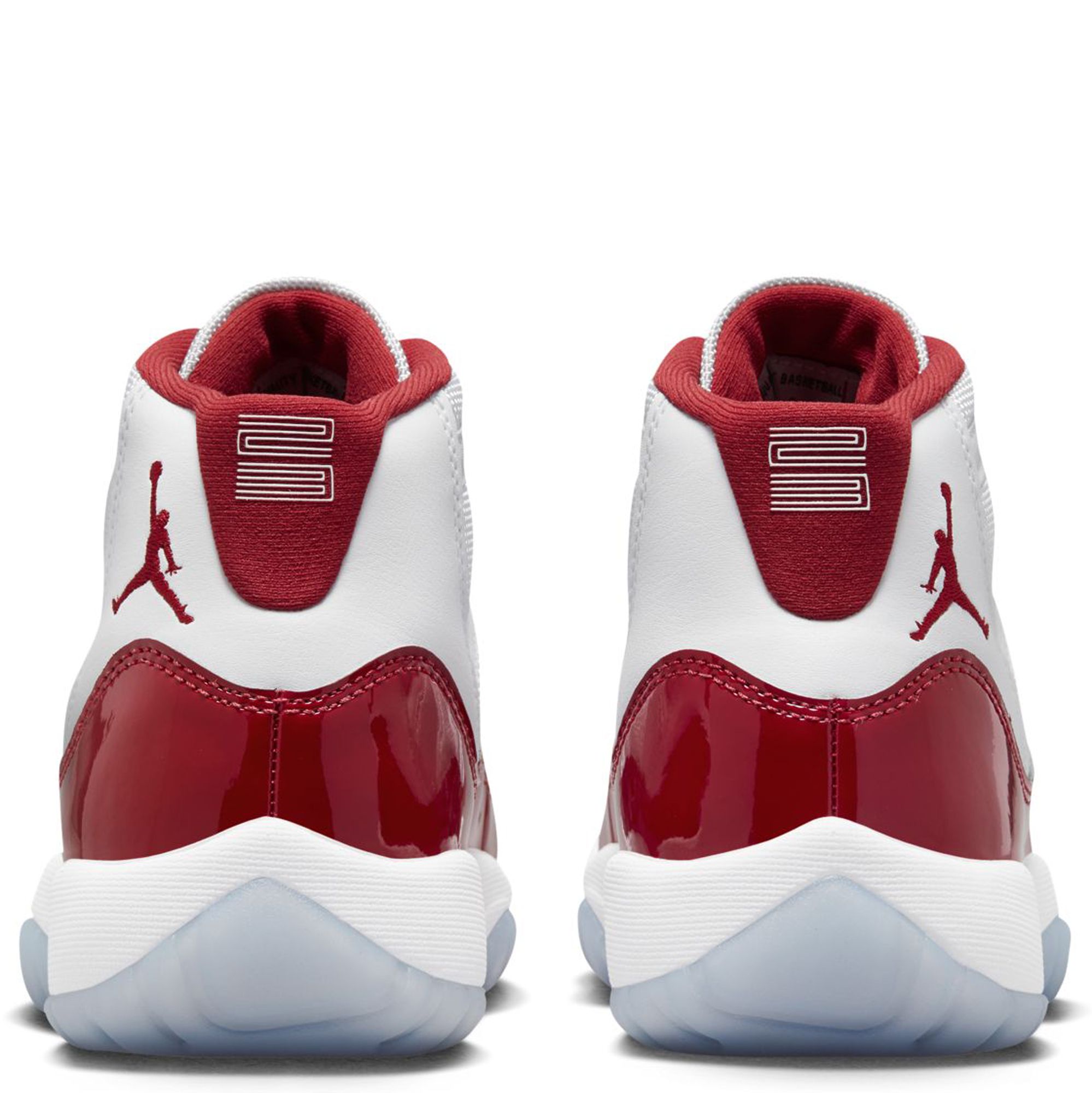 Jordan 11 blanche rouge best sale